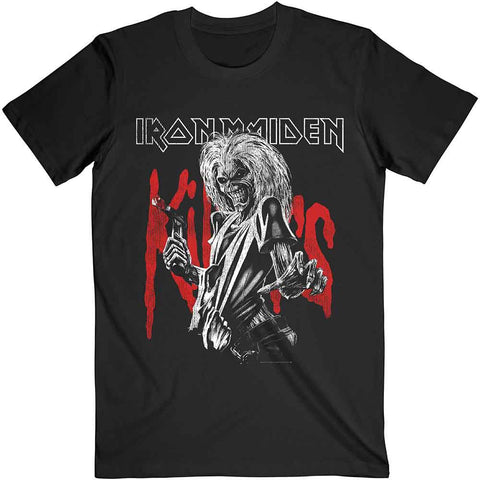 Iron Maiden Unisex T-Shirt: Killers Eddie Large Graphic Distress