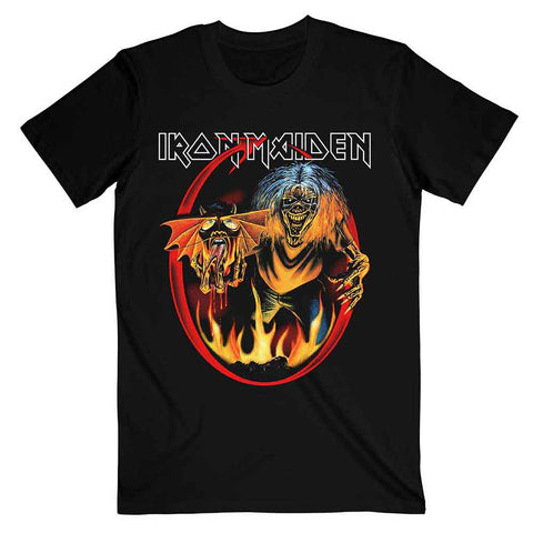 Iron Maiden Unisex T-Shirt: Number Of The Beast Devil Tail