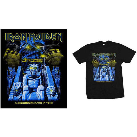 Iron Maiden Unisex T-Shirt: Back in Time Mummy