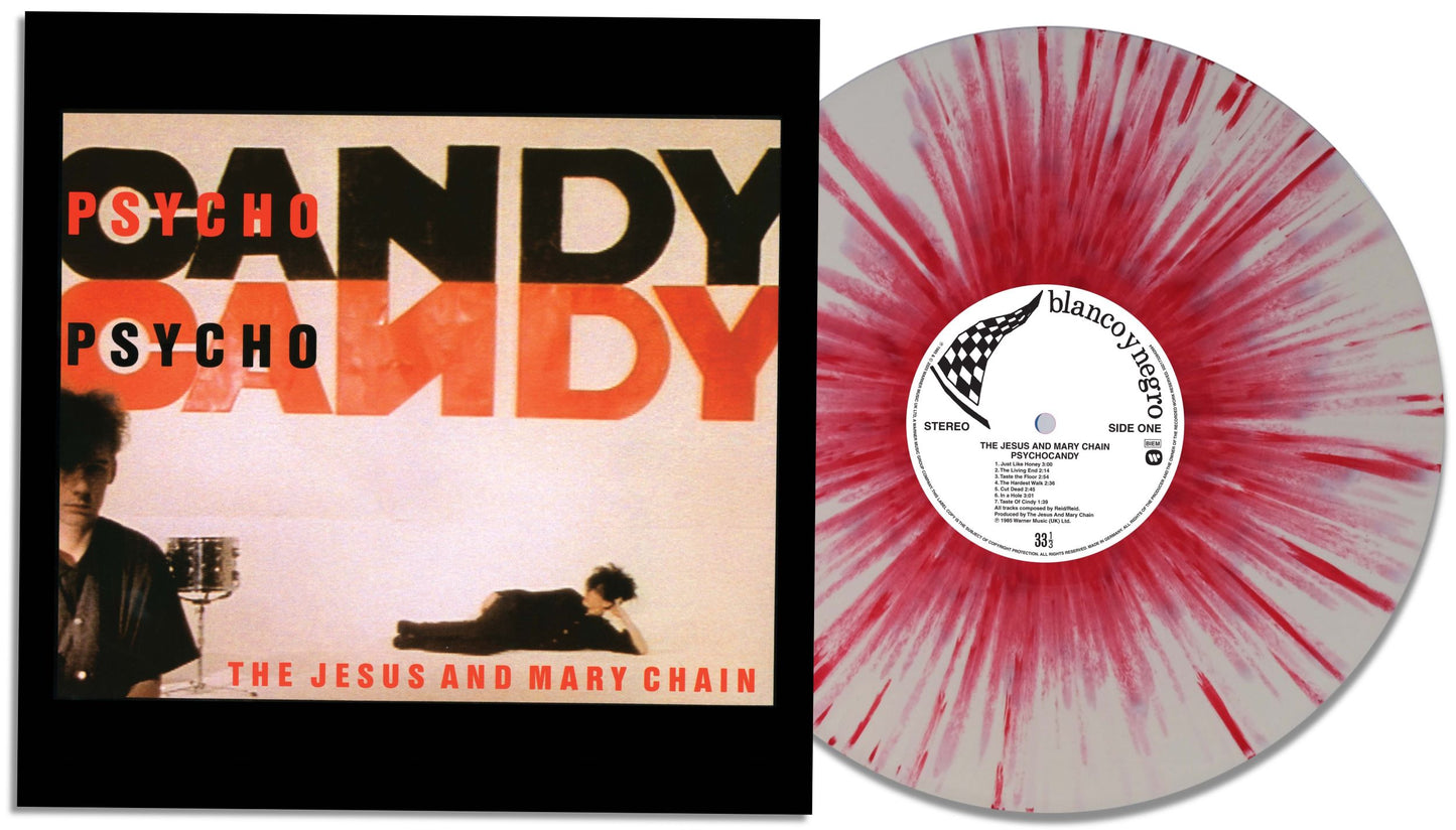 The Jesus and Mary Chain - Psychocandy (White/Red Splatter LP) (NAD) [VINYL]