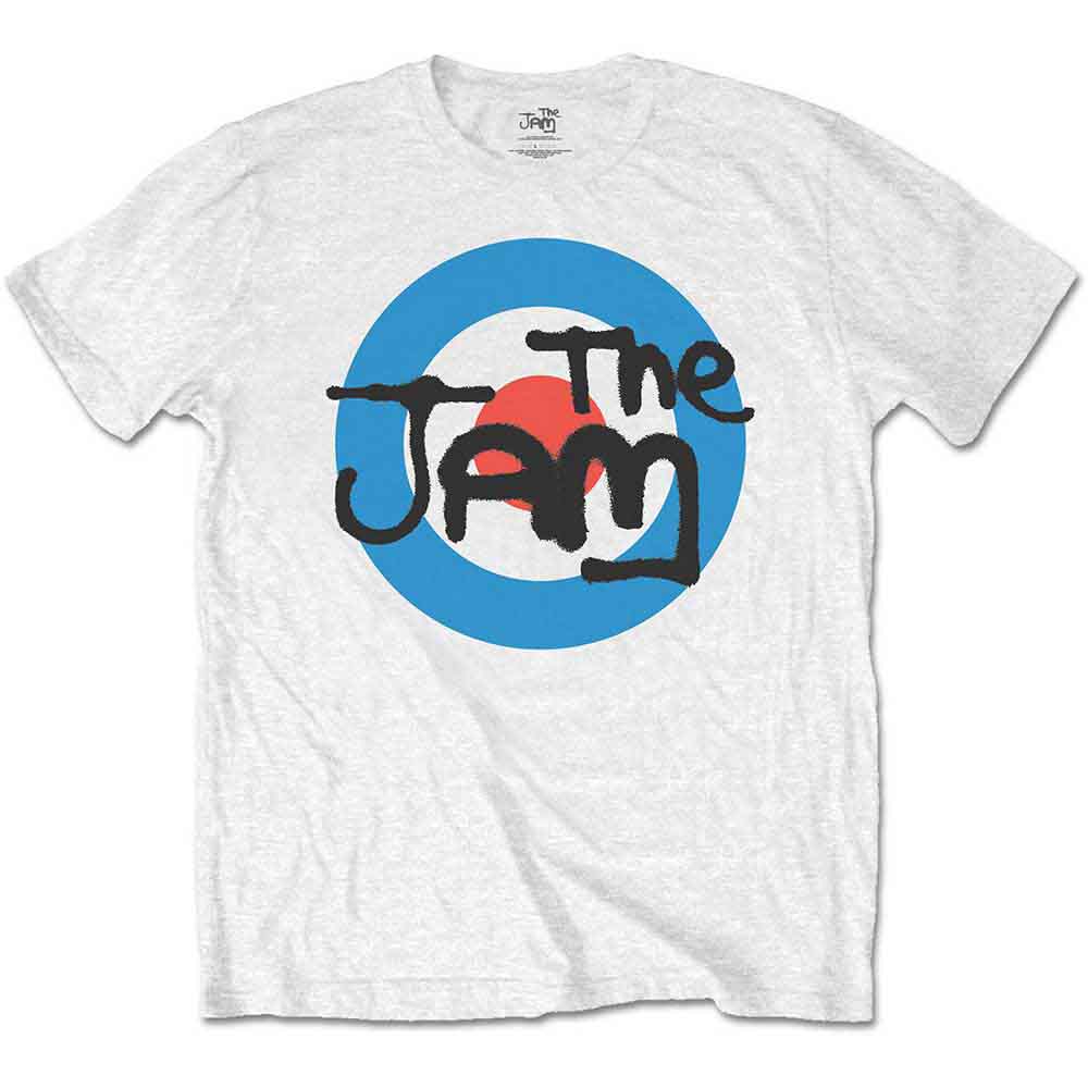 Band Monkey The Jam Kids T-Shirt Spray Target Logo White