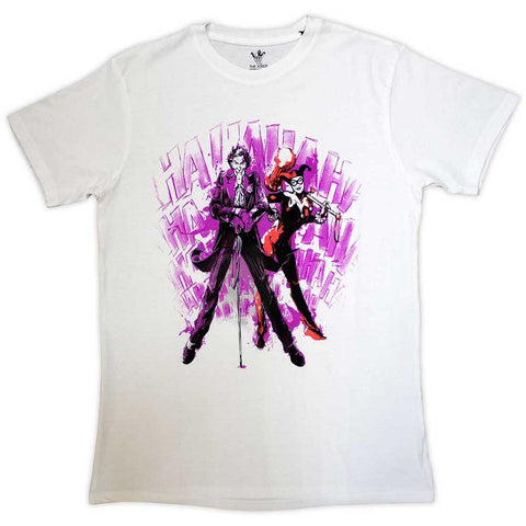 DC Comics Unisex T-Shirt: Joker - Harley & Joker Haha