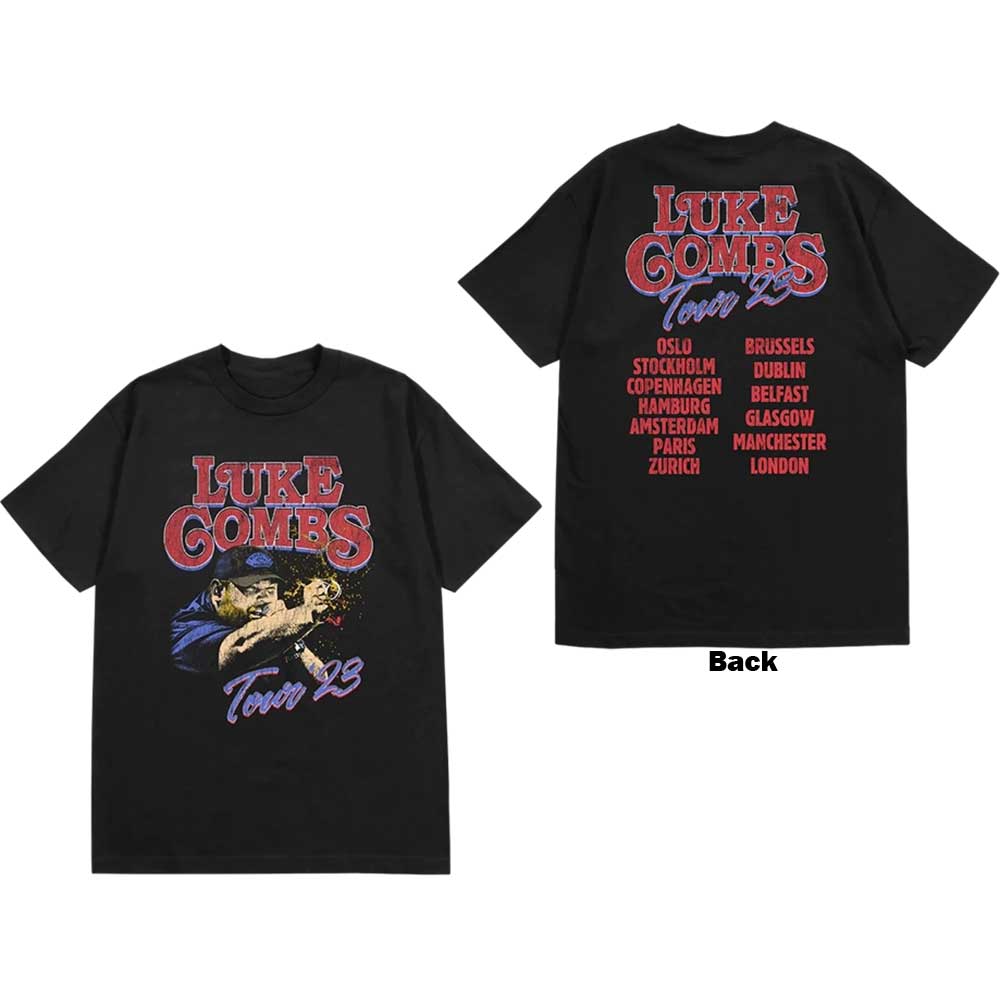Luke Combs Unisex T-Shirt: Tour '23 Smashing Beer