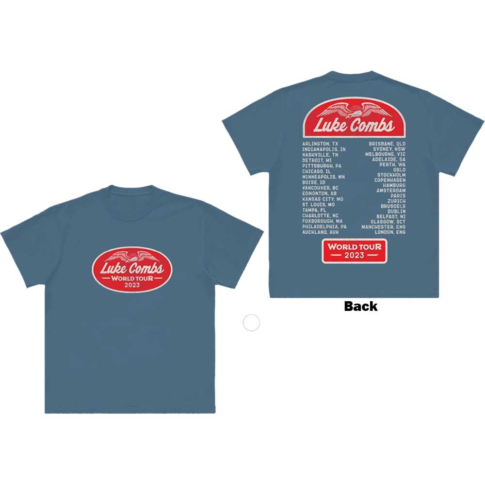 Luke Combs Unisex T-Shirt: Tour '23 Wings