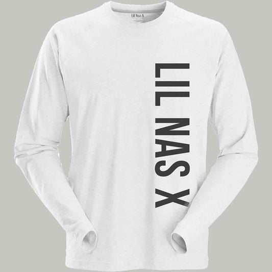 Lil Nas X Unisex Long Sleeve T-Shirt: Vertical Text