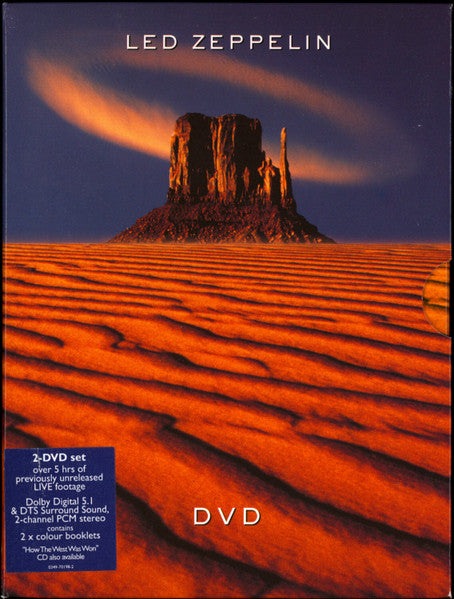 DVD cover for "The Last Song" featuring a desert landscape and rock formation.