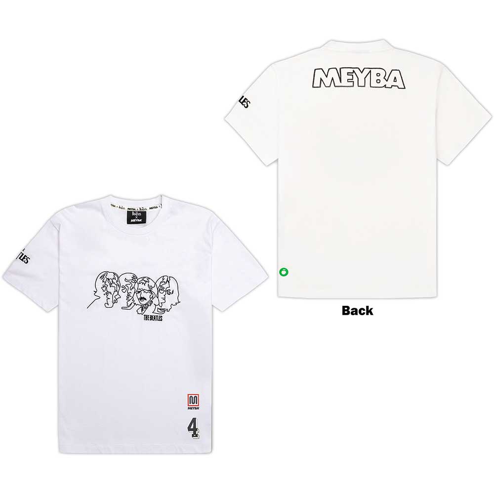 The Beatles Unisex T-Shirt: Meyba Embroidered
