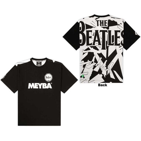 The Beatles Unisex T-Shirt: Meyba Drum & Crossing All-Over-Print