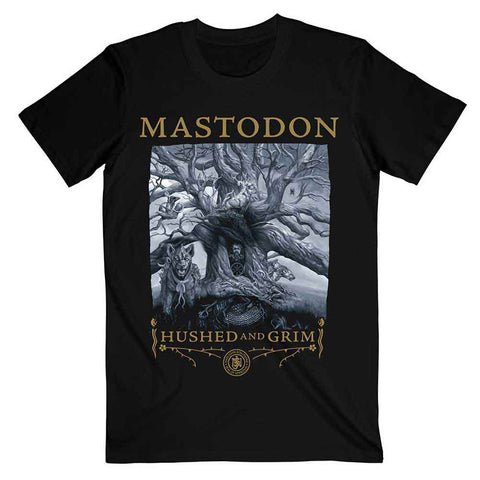 Mastodon Unisex T-Shirt: Hushed & Grim Cover