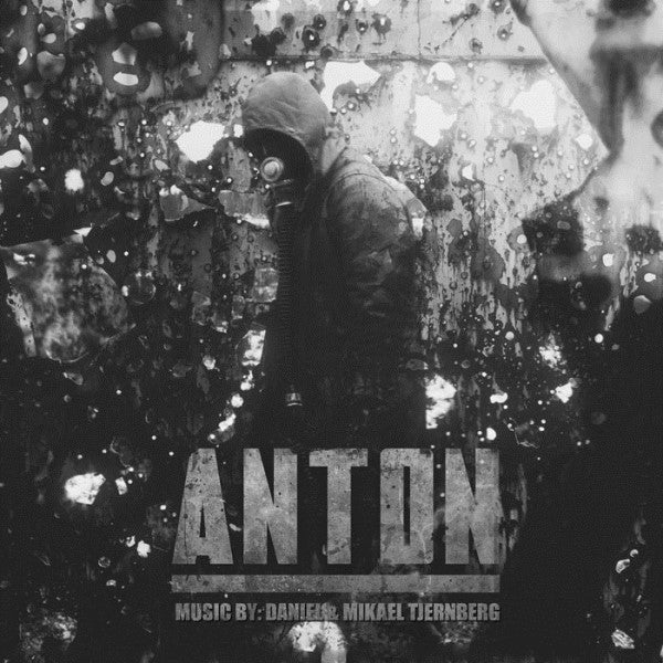 Gritty black and white CD cover featuring a person in a gas mask.