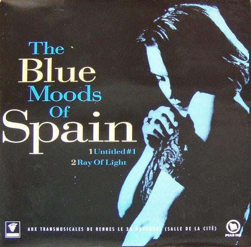 Blu-ray case for “The Blue Moods of Spain” with abstract blue figure.