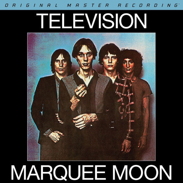 Television's "Marquee Moon" CD cover featuring a portrait of the band.