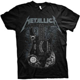 Metallica Unisex Adult's Hammett Ouija Guitar T Shirt - XX-Large, Black