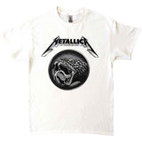 Metallica Unisex T-Shirt: Black Album Poster