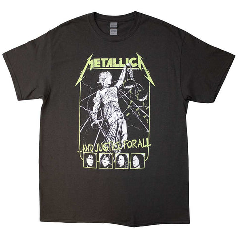 Metallica Unisex T-Shirt: Justice Faces