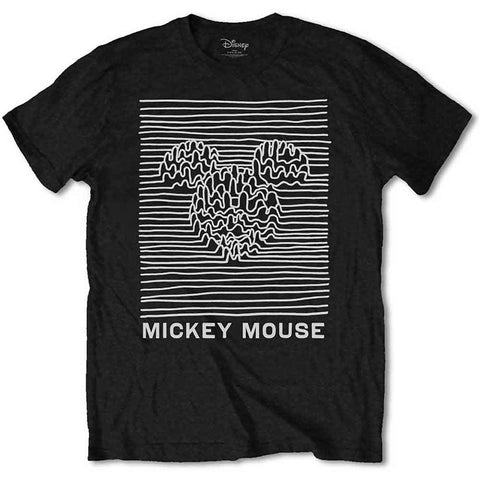 Mickey Mouse Unisex T-Shirt: Unknown Pleasures