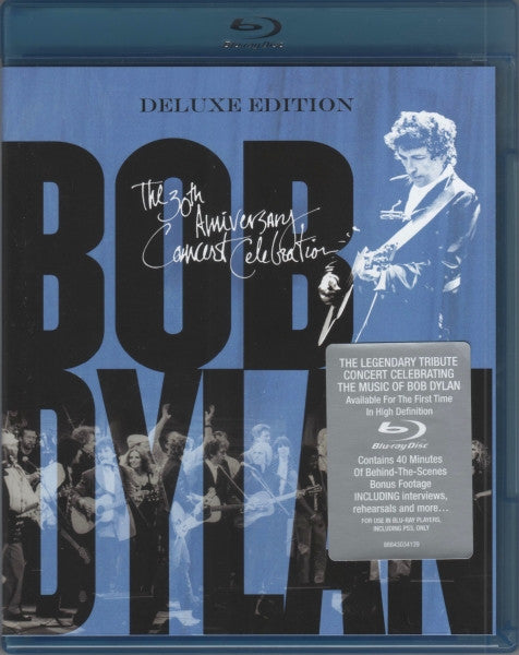 Blu-ray cover for “Bob Dylan: The 30th Anniversary Concert Celebration.”