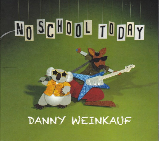 CD cover with cartoon koalas and a wombat playing guitar.
