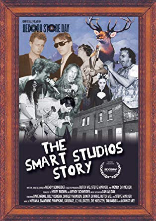 DVD cover for "The Smart Studios Story" featuring band portraits and a deer.