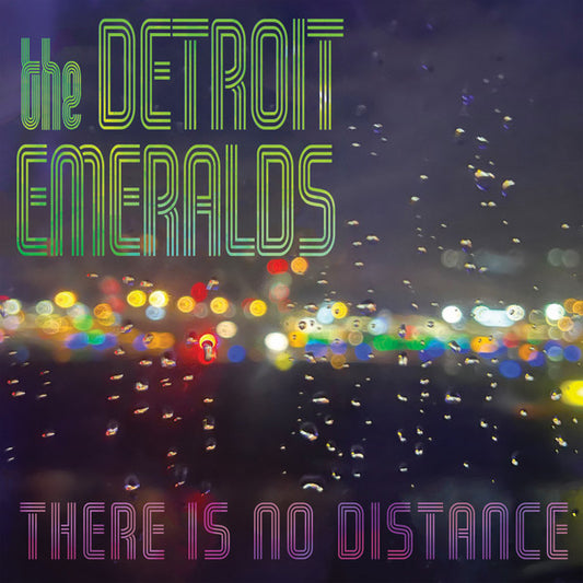 Album cover for The Detroit Emeralds’ “There Is No Distance” with blurred lights.