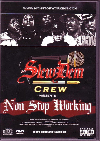 DVD cover for "Non Stop" featuring a group of hip-hop artists.