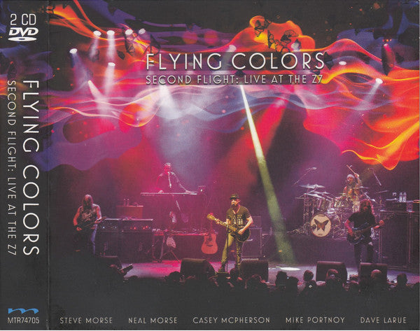 DVD cover for “Flying Colors: Second Flight: Live at the Z7” concert.