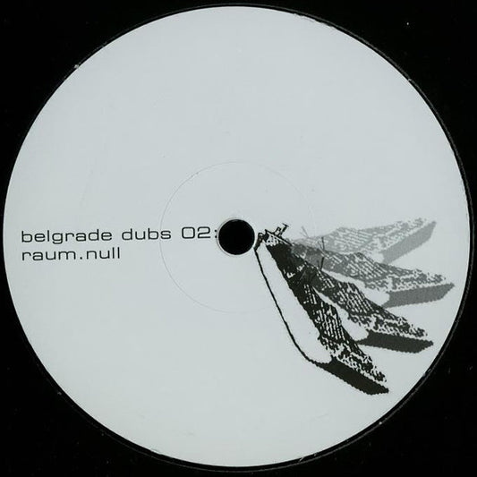 White vinyl record with black text and a dragonfly illustration.