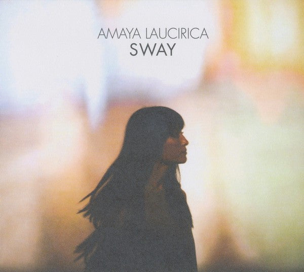 CD cover for Amaya Laucirica’s “Sway” featuring a silhouetted woman.