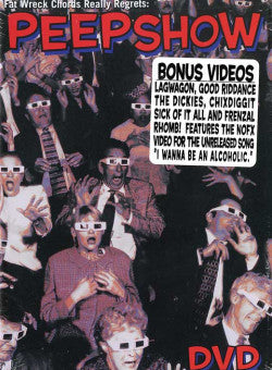 DVD cover for "Peepshow" featuring multiple faces wearing 3D glasses.