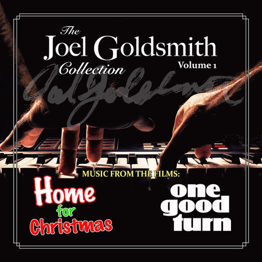 CD cover for "The Joel Goldsmith Collection" featuring piano keys and hands.