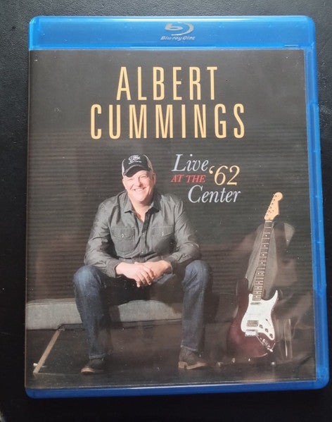 Blu-ray case for Albert Cummings’ “Live At The 62 Center” concert.