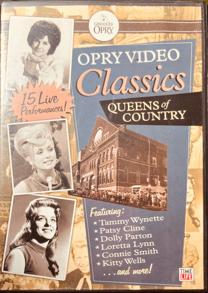 DVD cover for “Abilene Town” featuring country music queens.
