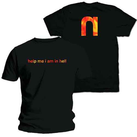 Nine Inch Nails Unisex T-Shirt: Help Me (Back Print)