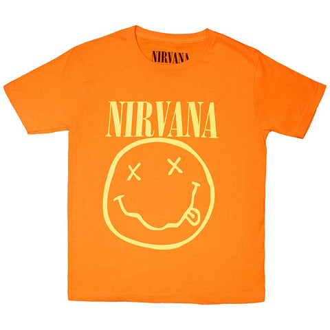 Nirvana Kids T-Shirt: White Happy Face