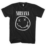 Nirvana Unisex T-Shirt: White Happy Face