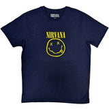 Nirvana Unisex T-Shirt: Yellow Happy Face