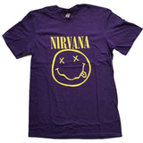 Nirvana Unisex T-Shirt: Yellow Happy Face