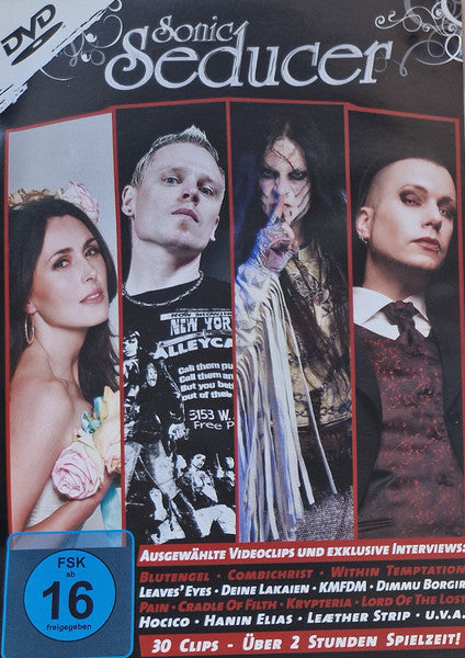 DVD cover featuring four portraits of pale-skinned people, dark aesthetic.