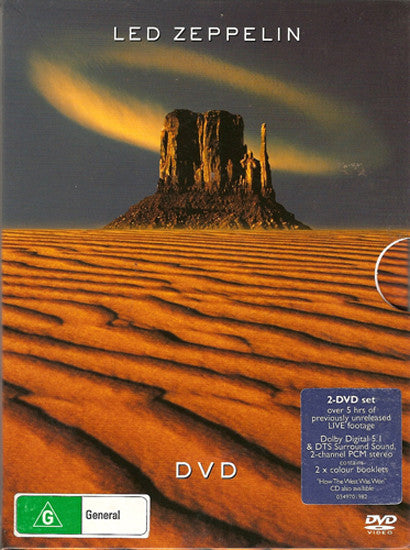 DVD cover for Led Zeppelin's "Color Classic 4" featuring a desert landscape.