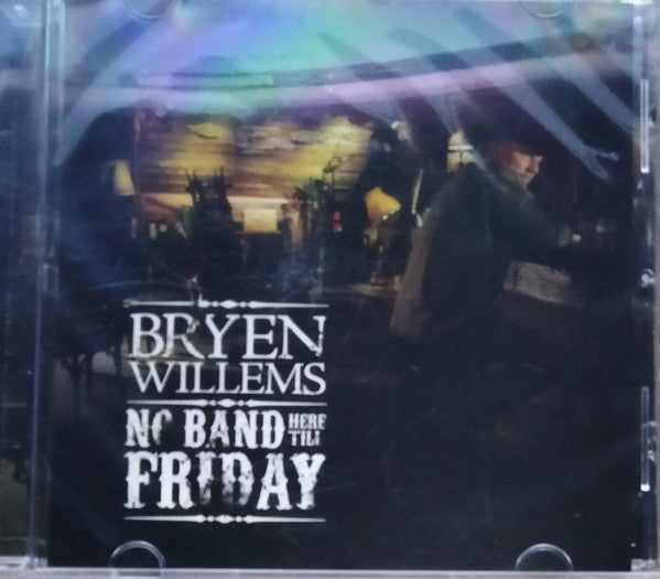 CD case featuring a man in a hat against a blurred background.