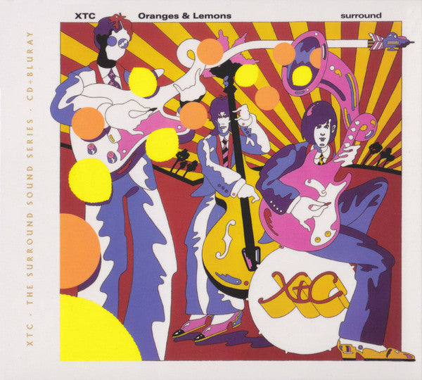 Blu-ray cover for “Ivory Tower” by XTC, featuring colorful cartoon musicians.