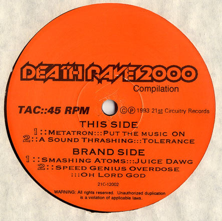 Various - Death Rave [VINYL]