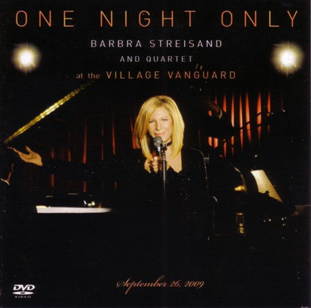 BluCL Blu-ray cover of Barbra Streisand performing at the Village Vanguard.