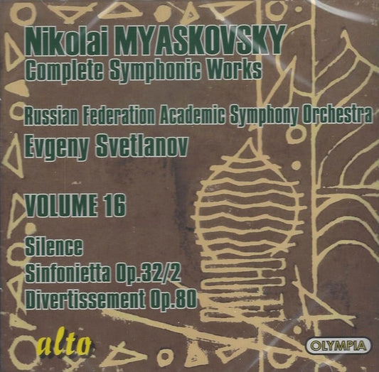 Various - Myaskovsky: Lyric Concertino / Svetlanov [CD]