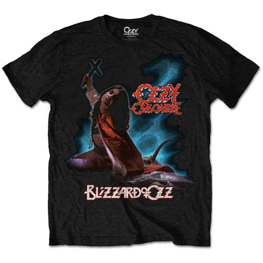 Rockoff Trade Men's Blizzard of Ozz T Shirt, Black, XXL UK