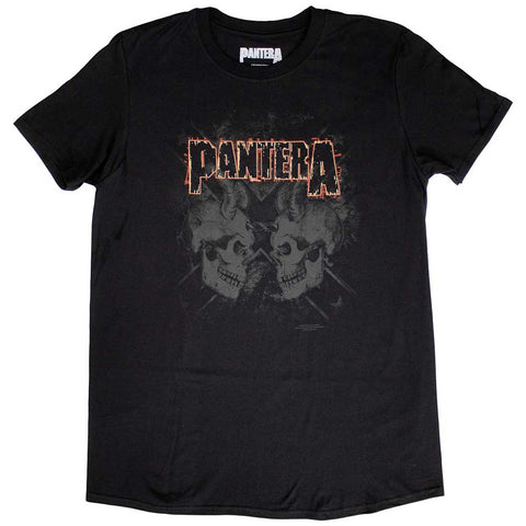 Pantera Unisex T-Shirt: Watermarked Skulls