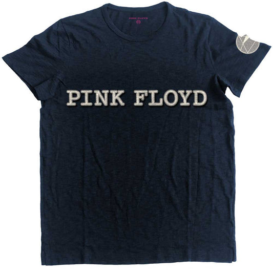 Pink Floyd Unisex T-Shirt: Logo & Prism