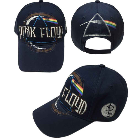 Cappello (Unisex-U) Dark Side of the Moon Album Distressed (Blu)