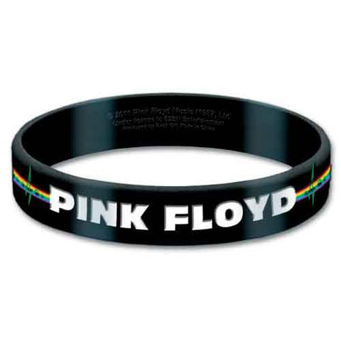 Pink Floyd Logo & Pulse Bracelet Black