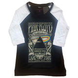 Pink Floyd Ladies Raglan T-Shirt: Carnegie Hall Poster